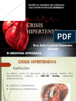 Crisis hipertensivas: definición, clasificación, etiología, diagnóstico y tratamiento