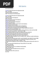 SQL Queries