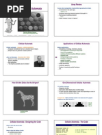 Lecture P4: Cellular Automata: Array Review