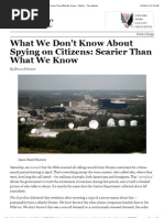 What We Don't Know About Spying On Citizens - Scarier Than What We Know - Politics - The Atlantic