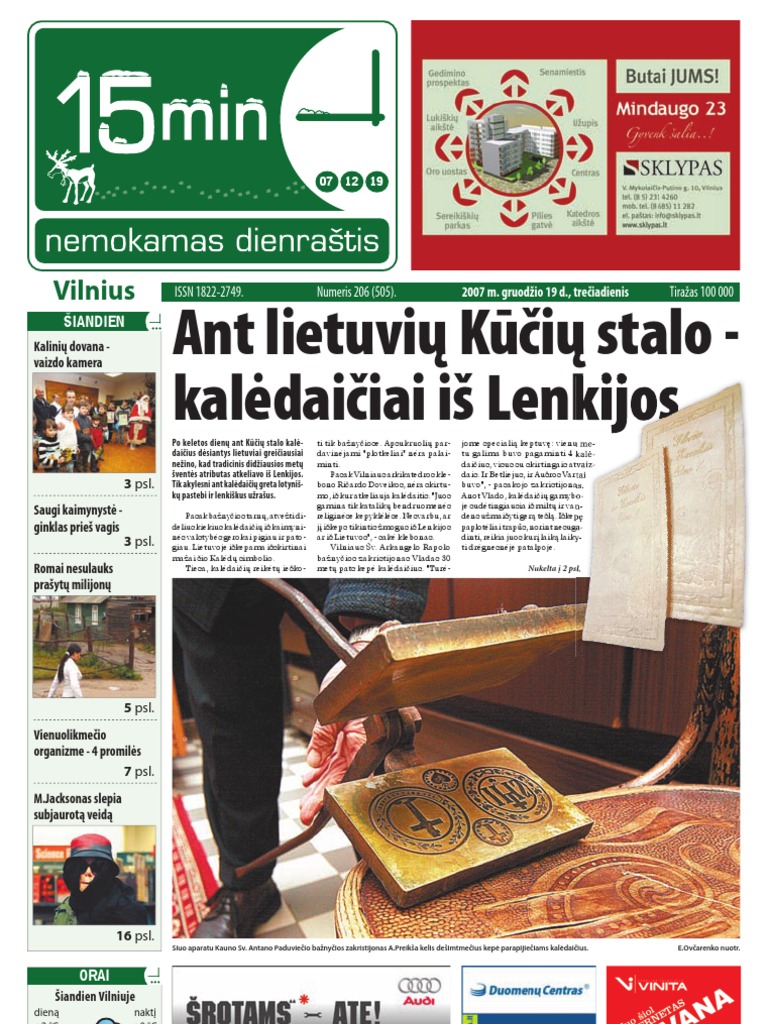 15min Vilnius 2007-12-19 | PDF