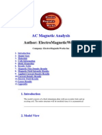 asymmetric conductor model with a hole