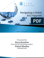 Navigating a Global R12 Upgrade