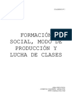 CUADERNO 2. Formacion Social, Modo de Produccion y Lucha de Clases