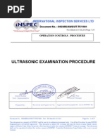 Ultrasonic Lamination Check Procedure | PDF | Technology & Engineering