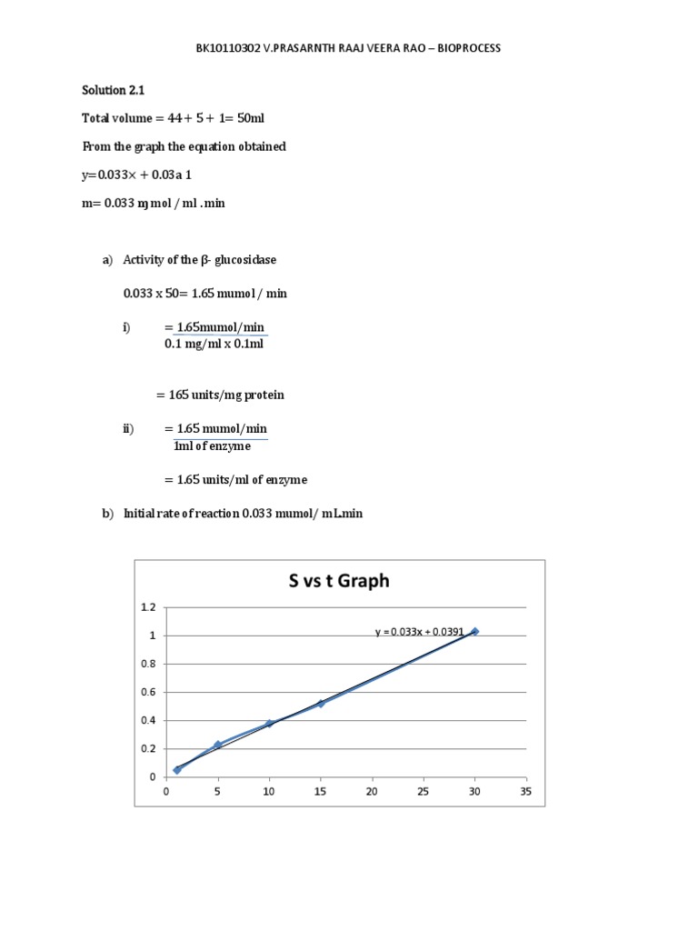 James Lee Enzyme Kinetics Solution | Download Free PDF | Enzyme ...