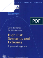 (Zurich Lectures in Advanced Mathematics) Guus Balkema-High Risk Scenarios and Extremes A Geometric Approach - European Mathematical Society (2007)