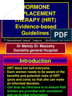 Hormone Replacement Therapy (HRT) Evidence-Based Guidelines: DR Mahdy El-Mazzahy Damietta General Hospital