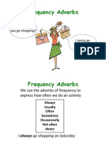 Frequency Adverbs: How O%en Do You Go Shopping? I Rarely Go Shopping