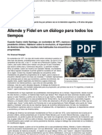 (Página_12 __ El país __ Allende y Fidel en un diálogo para todos los tiempos)