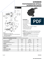 Phototransistor Optical Interrupter Switch: Package Dimensions