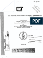 The Photoelectric Effect Without Photons