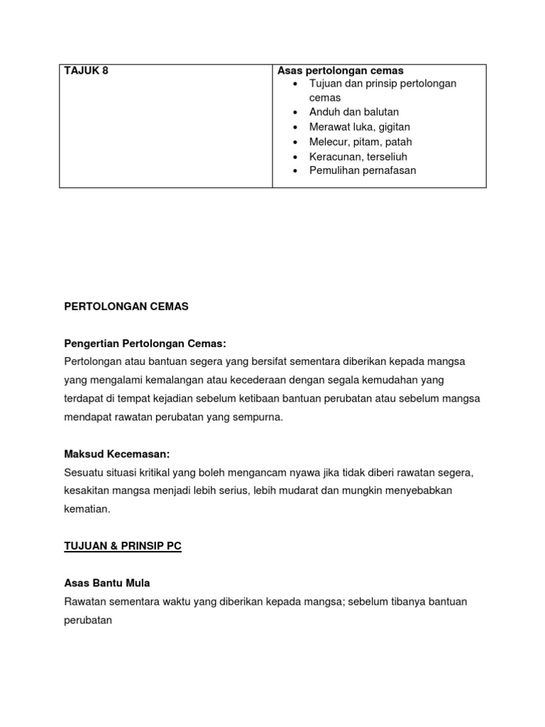Asas Pertolongan Cemas Krs Pdf