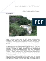 Água: Sem Ela Seremos o Planeta Marte de Amanhã: Marco Antônio Ferreira Gomes Março 2011