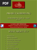 Project Scheduling: Mohammed Yassin Al - Nafi