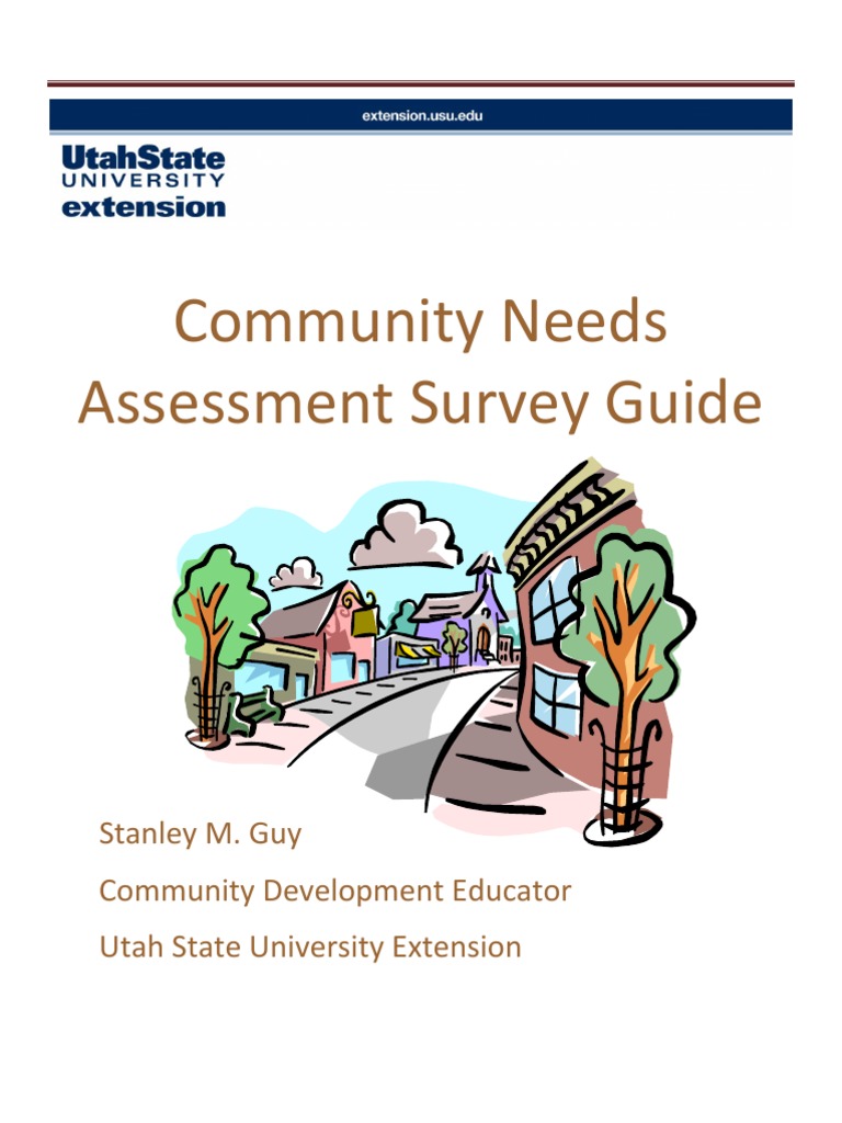 community needs assessment Survey Guide Needs Assessment Survey