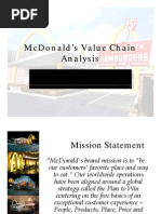 McDonalds Value Chain Analysis