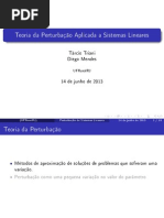 Perturbação de sistemas