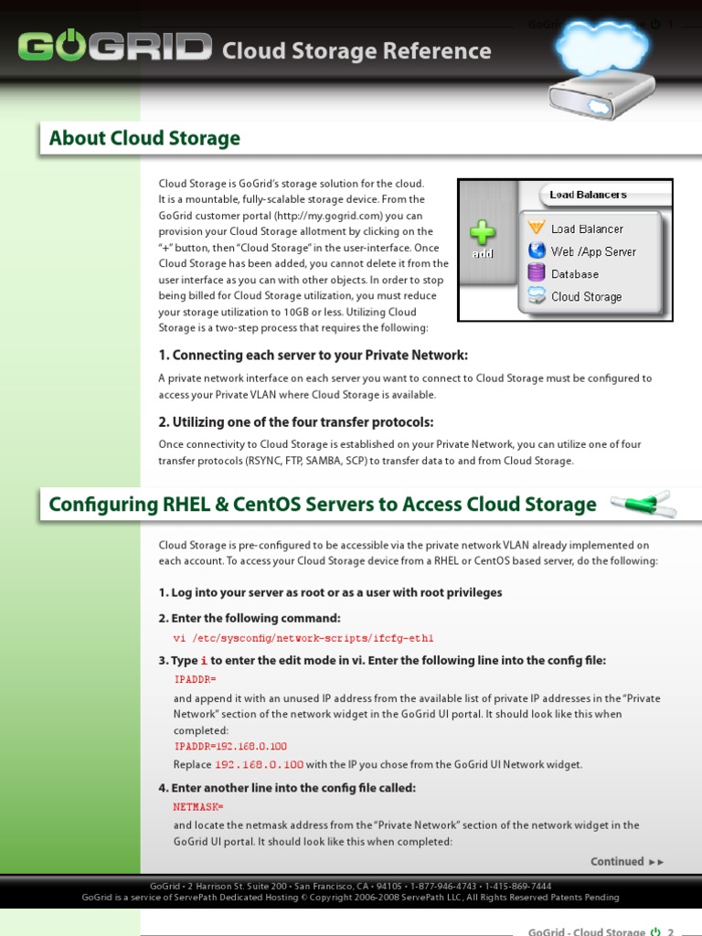 Cloud Storage | PDF | Computers
