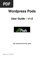 Download Wordpress Pods - User Guide by husterk SN14804608 doc pdf