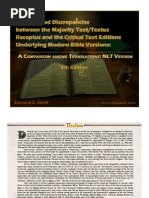Download The Majority Text  Textus Receptus vs Modern Bibles NLT Version -- FREE by Ed Scott SN14804612 doc pdf