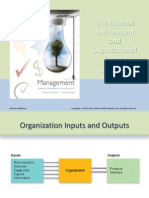 The External Environment and Organizational Culture: Chapter Two