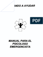 Manual para El Psicologo Emergencista