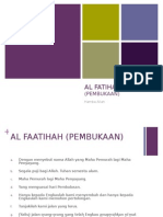 Al Qur'an 1. Al Faatihah