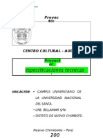 Especificaciones Tecnicas