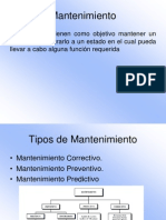 Tipos de Mantenimiento