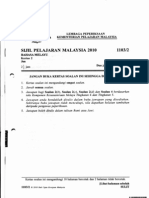 SPM 2010 BAHASA MELAYU Kertas 2 PDF