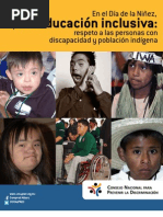 Dossier Ed Inclusiva 25 Abril 2013 INACCSS