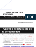 CAP. 01 NATURALEZA DE LA PERSONALIDAD según Millon "LA PERSONALIDAD Y SU TRASTORNOS"