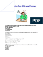 LET Practice Test 1 General Science