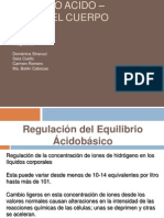 Regulación del Equilibrio Ácidobásico