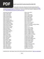 Download Franklin County NC Loose Estates Index by NCGenWebProject SN148104431 doc pdf