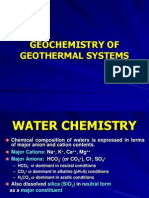 GEOTHERMAL CHEMISTRY