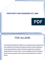 FSS Act,2006: India's Food Safety Law