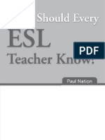Nation_What Should Every ESL Teacher Know