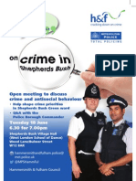 Roadshow Flyer - Shepherds Bush Green