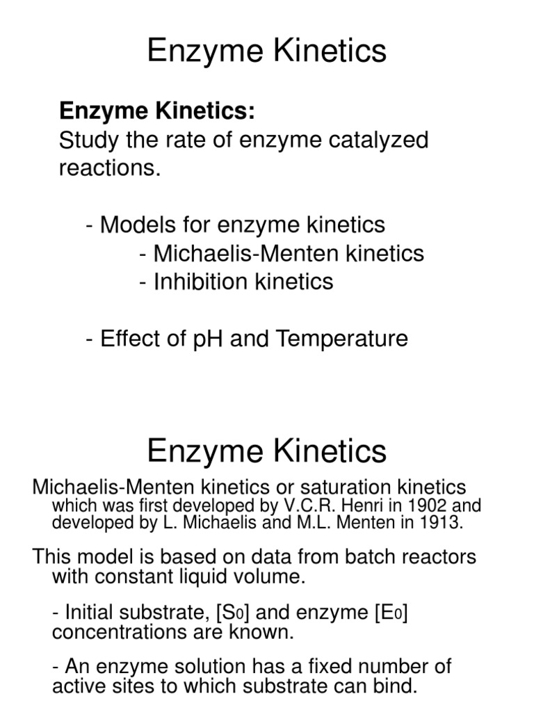 Lecture Notes Enzyme 2 Enzyme  PDF Enzyme
