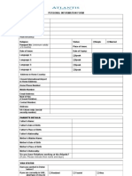 Personal employee details form