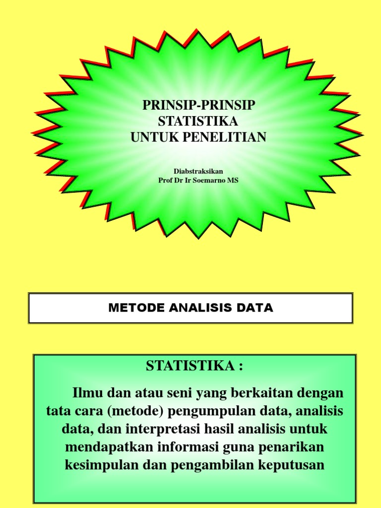 PERANAN Statistik Dalam Penelitian PERANAN Statistik Dalam Penelitian