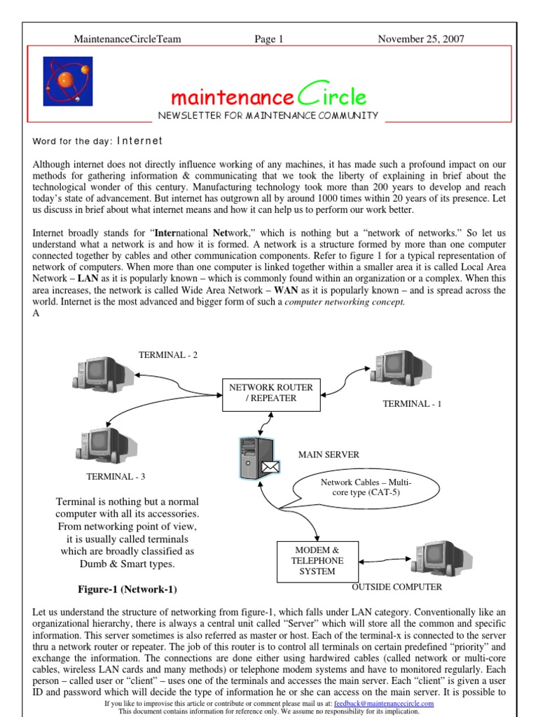 Internet | PDF | Computer Network | Computer Terminal