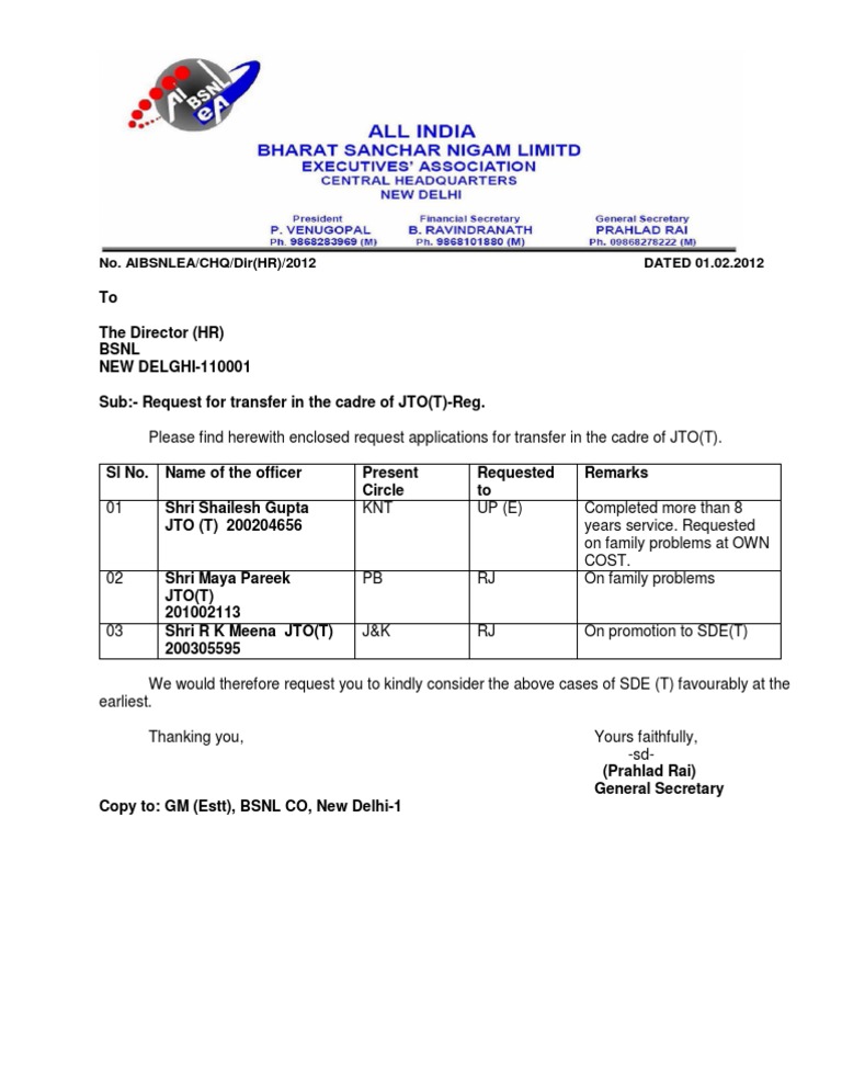 Letter 6 020212 | PDF