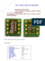 Sot 323 / SC70-3 / Umt3 Circuit Board Adapter