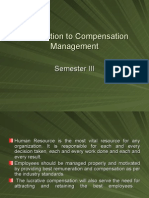 Introduction To Compensation Management