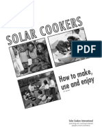 Solar Cookers How to Make Use and Enjoy