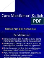 Kuliah 2-Cara Menikmati Kuliah