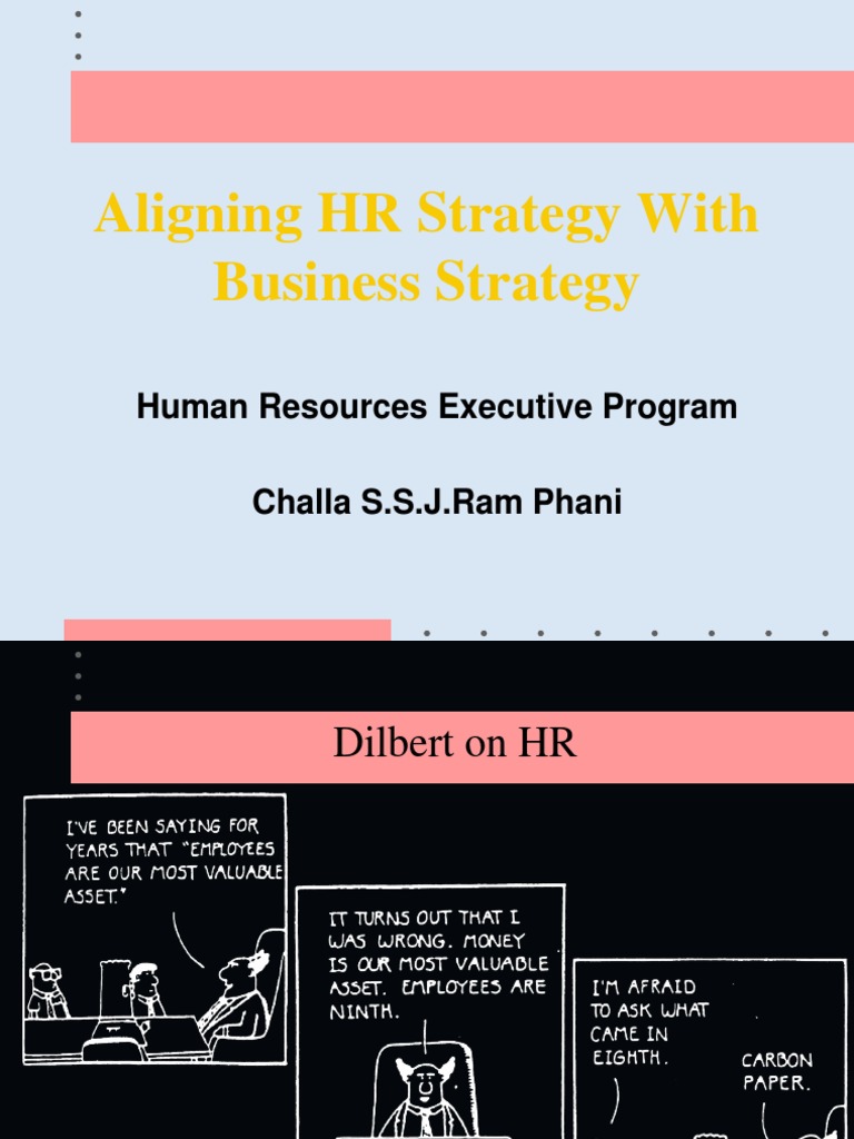 Alinging HR Strategy With Business Strategy 1 | PDF | Strategic ...